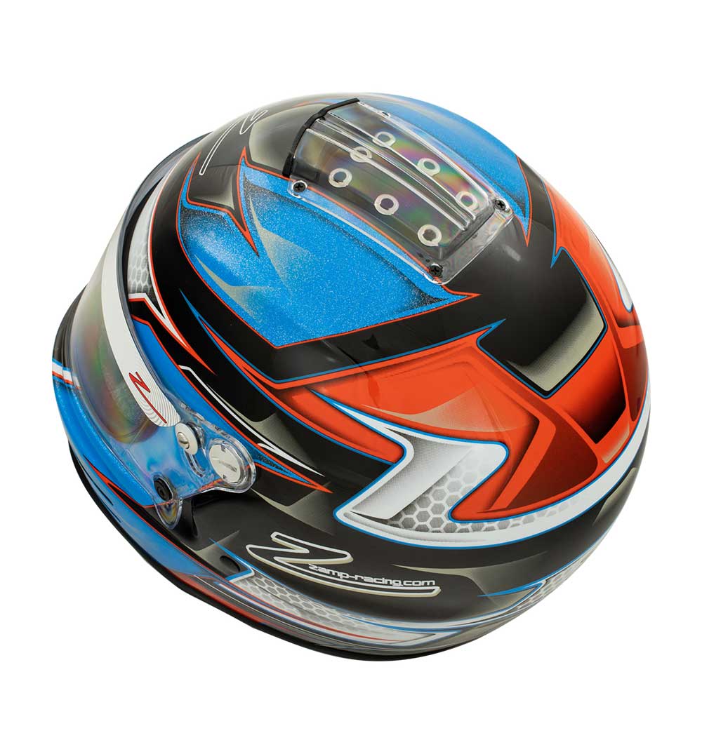 Zamp RZ 42 Youth Helmet CMR2016 - Orange/Blue