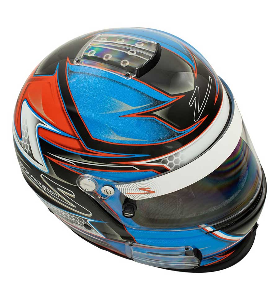 Zamp RZ 42 Youth Helmet CMR2016 - Orange/Blue