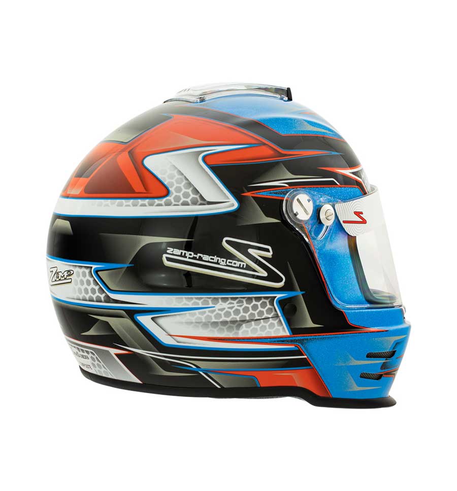 Zamp RZ 42 Youth Helmet CMR2016 - Orange/Blue