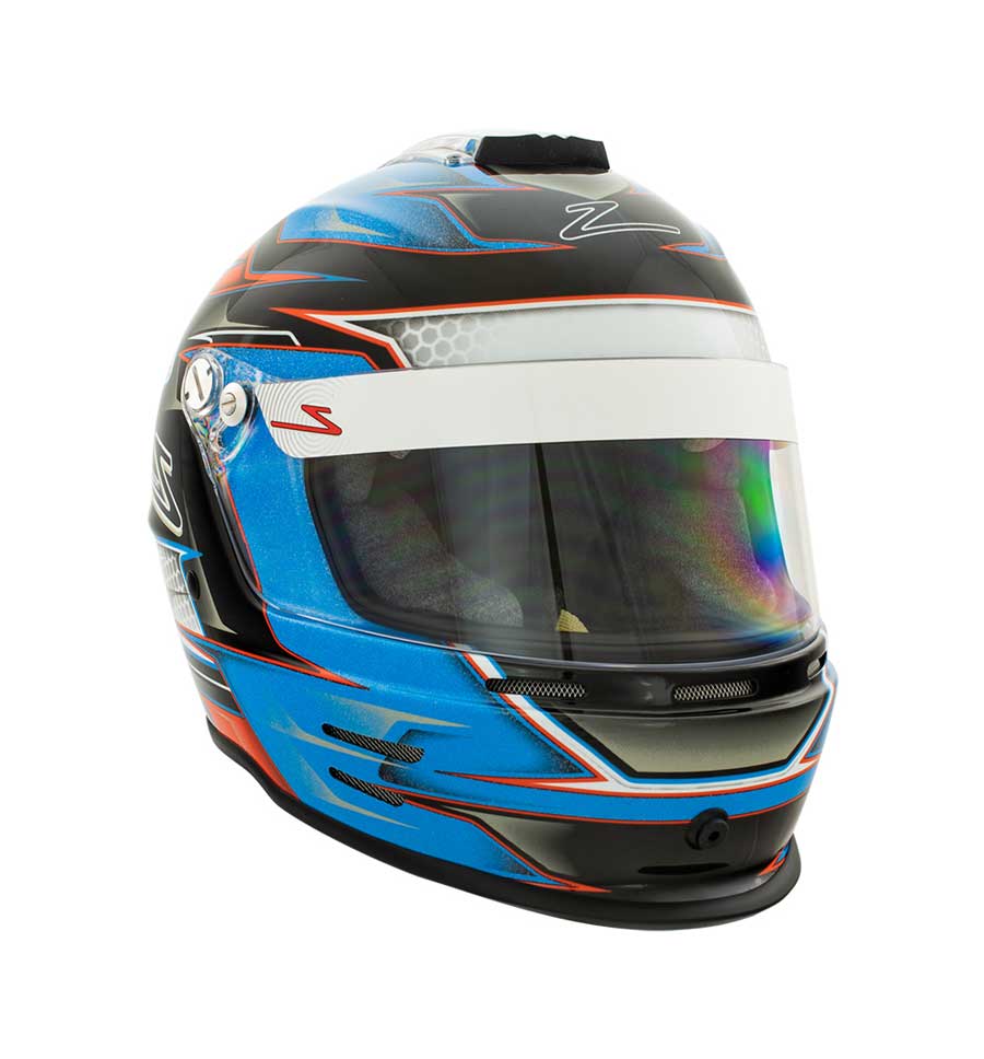 Zamp RZ 42 Youth Helmet CMR2016 - Orange/Blue