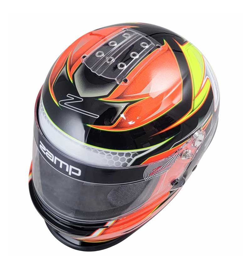 Zamp RZ 42 Youth Helmet CMR2016 - Orange/Yellow