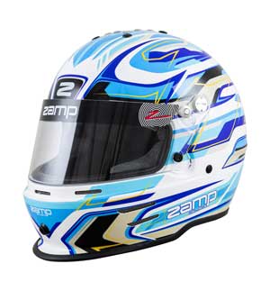 Zamp RZ 42 Youth Helmet CMR2016 - White/Blue