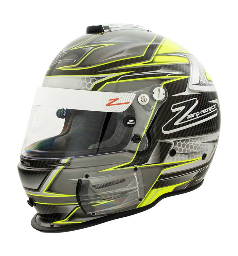 Zamp RZ 44 Helmet FIA 8859-2015 SA2015 - Carbon Green