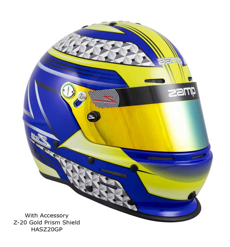 Zamp RZ 62 Helmet SA2020 - Blue/Green