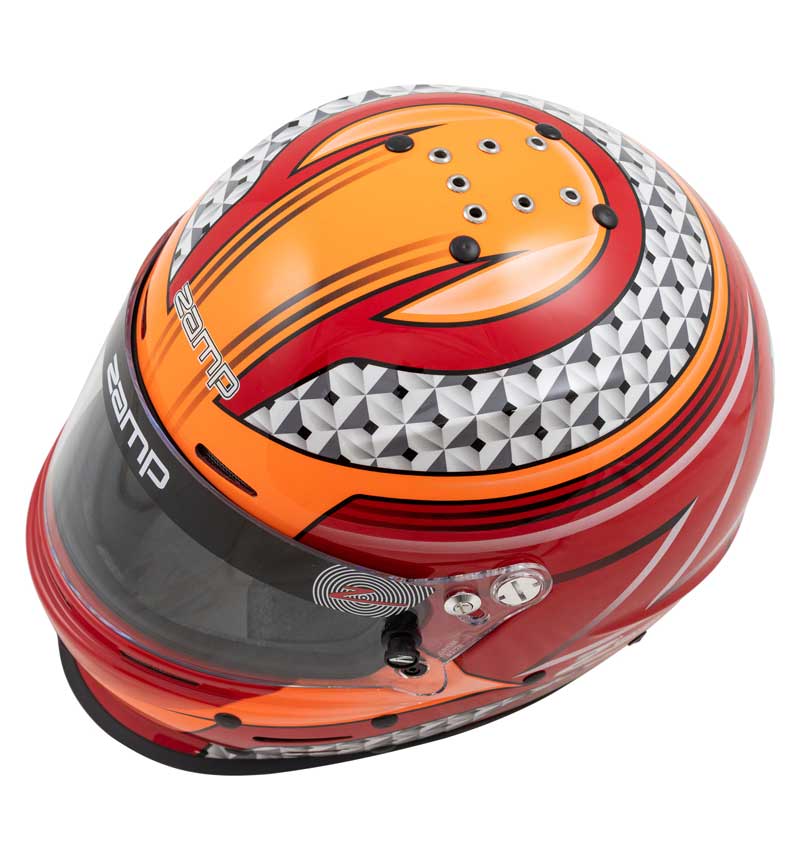 Zamp RZ 62 Helmet SA2020 - Red/Orange