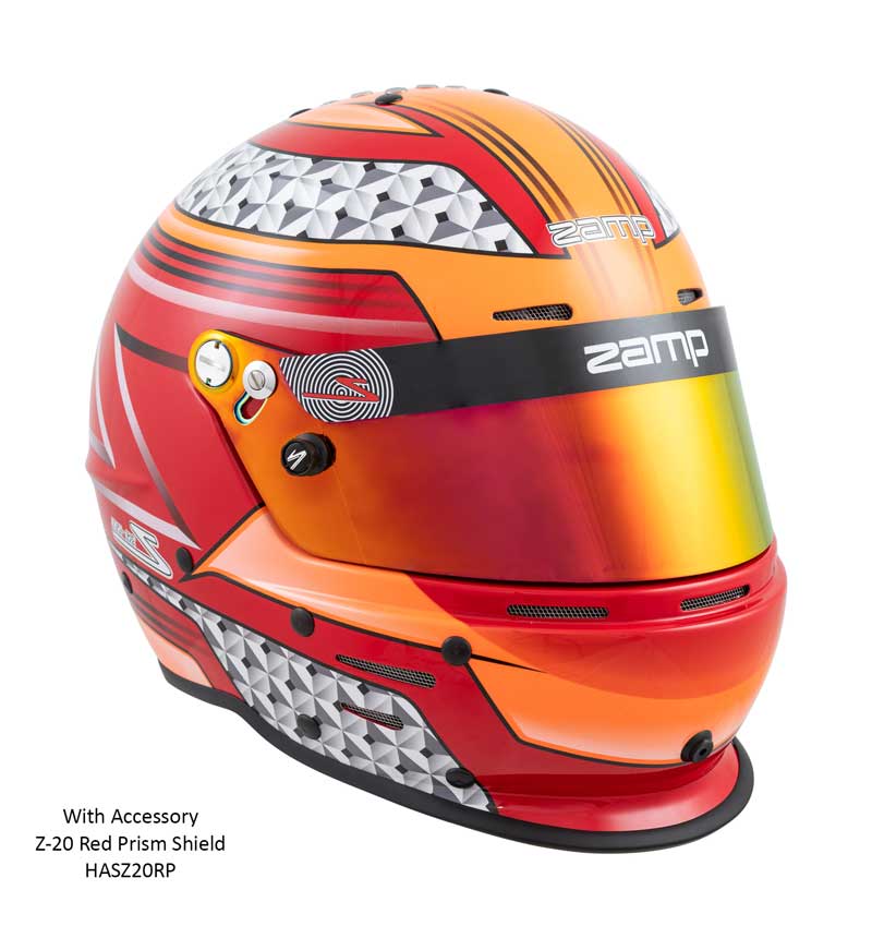 Zamp RZ 62 Helmet SA2020 - Red/Orange