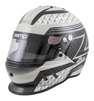  Zamp Helmet RZ65D - Black/Grey/Carbon Fibre 