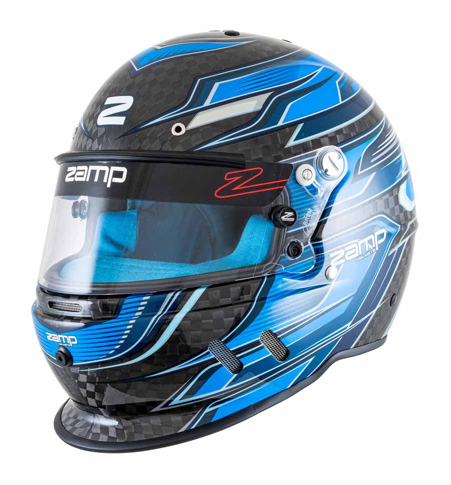 Zamp Carbon Helmet RZ67D - Carbon Blue