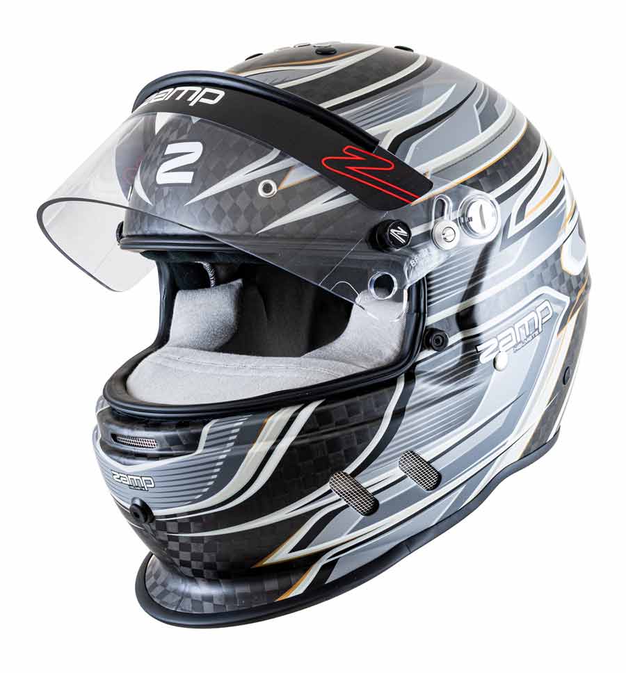 Zamp Carbon Helmet RZ67D - Carbon Grey