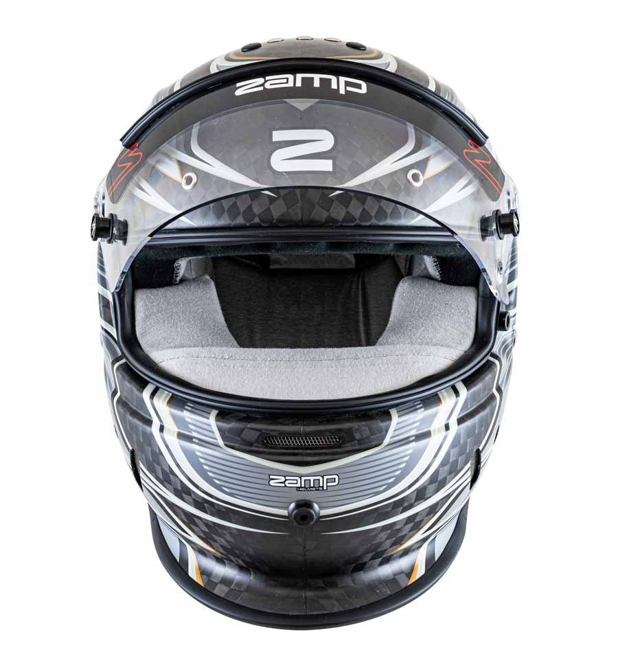Zamp Carbon Helmet RZ67D - Carbon Grey