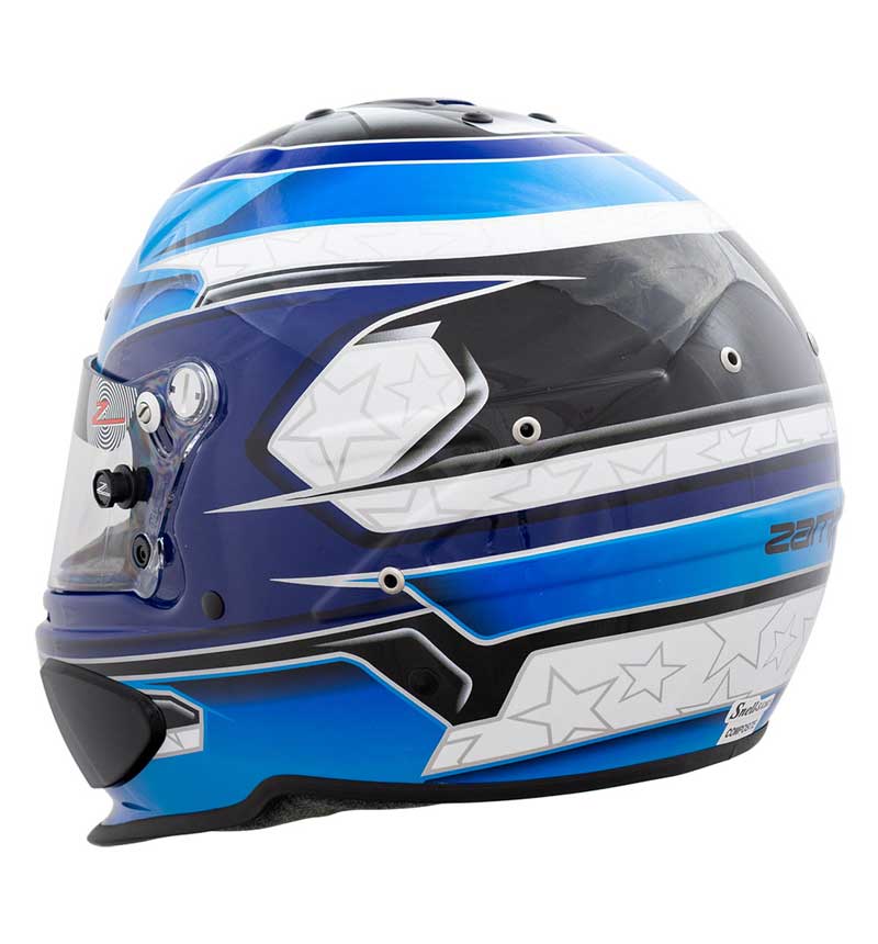 Zamp RZ 70 Helmet FIA 8859-2015 SA2020 - Blue/Light Blue