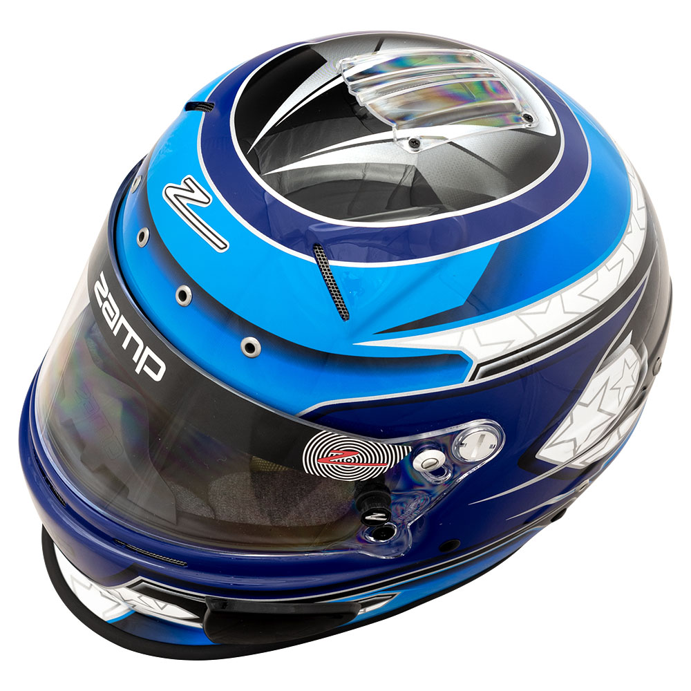 Zamp RZ 70E Helmet FIA 8859-2015 SA2020 - Blue/Light Blue