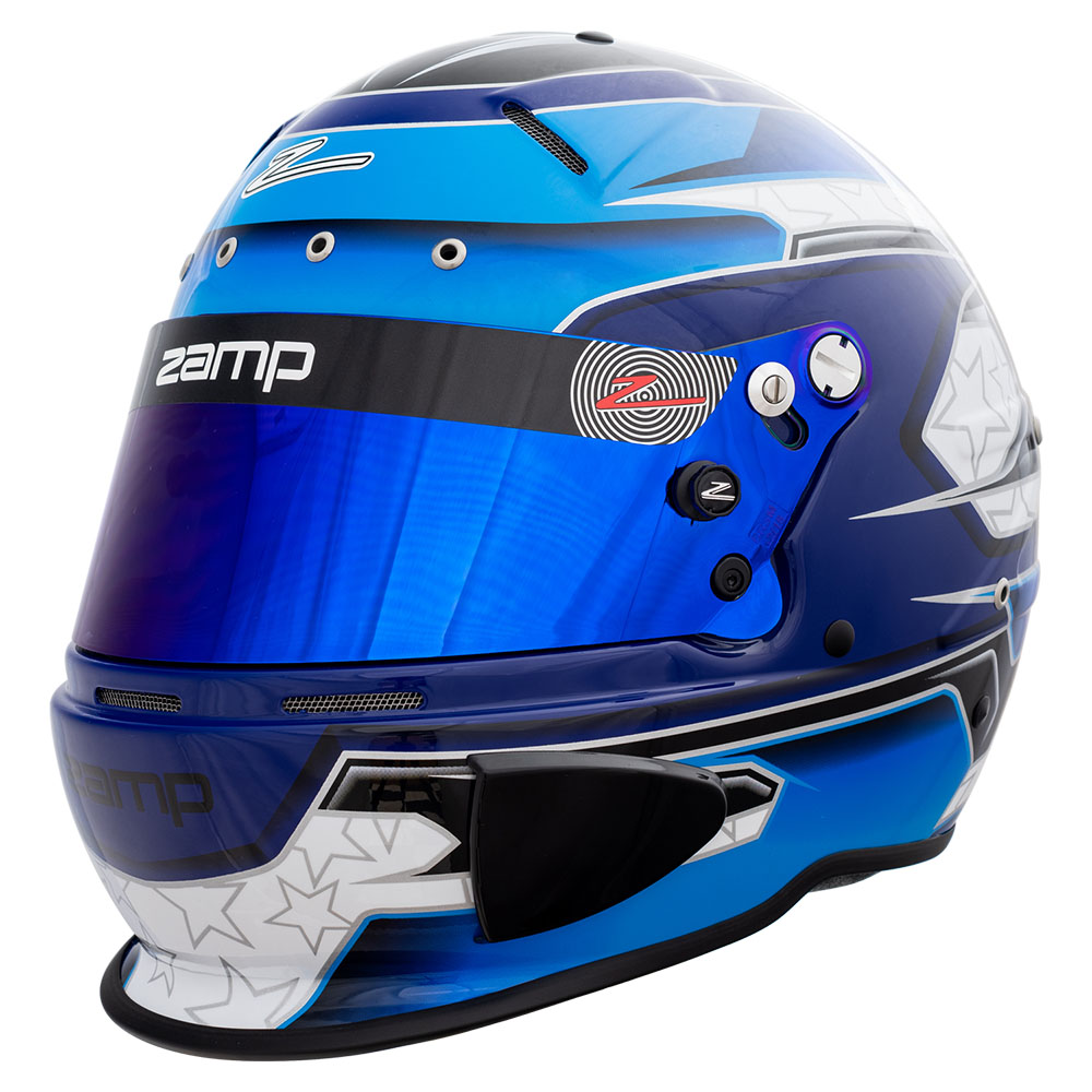 Zamp RZ 70E Helmet FIA 8859-2015 SA2020 - Blue/Light Blue