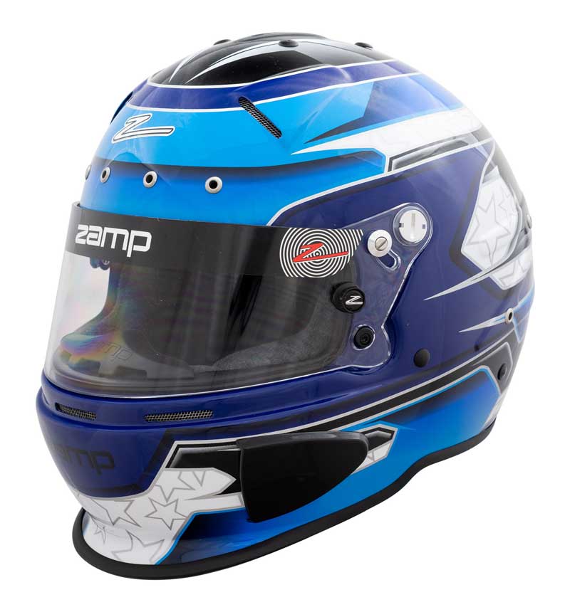 Zamp RZ 70E Helmet FIA 8859-2015 SA2020 - Blue/Light Blue