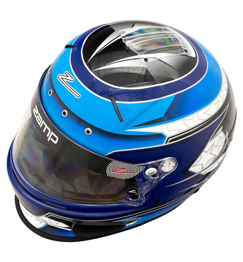 Zamp RZ 70E Helmet FIA 8859-2015 SA2020 - Blue/Light Blue