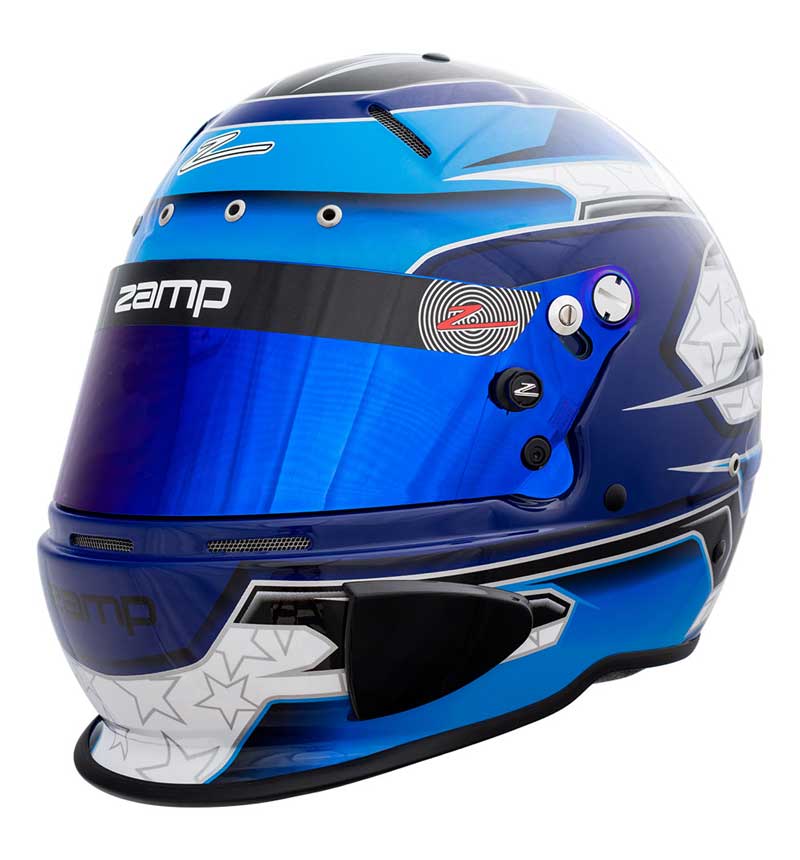 Zamp RZ 70E Helmet FIA 8859-2015 SA2020 - Blue/Light Blue