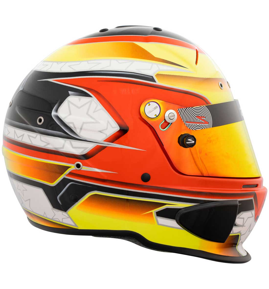 Zamp RZ 70E Helmet FIA 8859-2015 SA2020 - Orange/Yellow