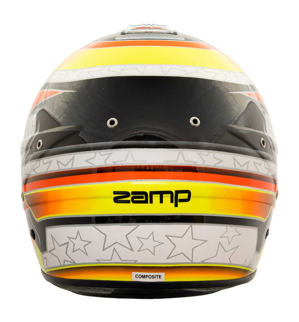 Zamp RZ 70 Helmet FIA 8859-2015 SA2020 - Orange/Yellow