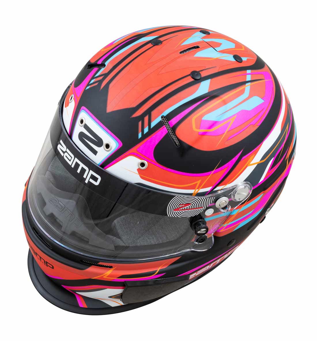 Zamp RZ 70 Helmet FIA 8859-2015 SA2020 - Red/Black/Blue