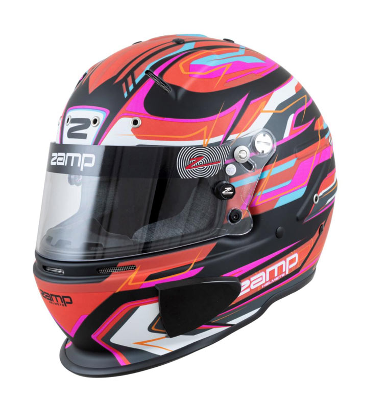 Zamp RZ 70E Helmet FIA 8859-2015 SA2020 - Red/Black/Blue