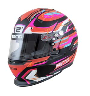 Zamp RZ 70E Helmet FIA 8859-2015 SA2020 - Red/Black/Blue