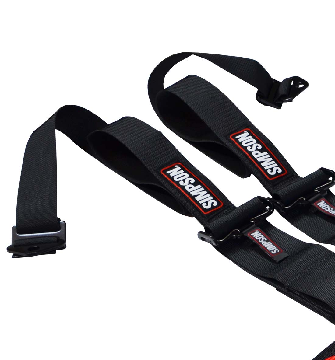 Simpson Racing 3" Latch & Link System Race Harness - Black