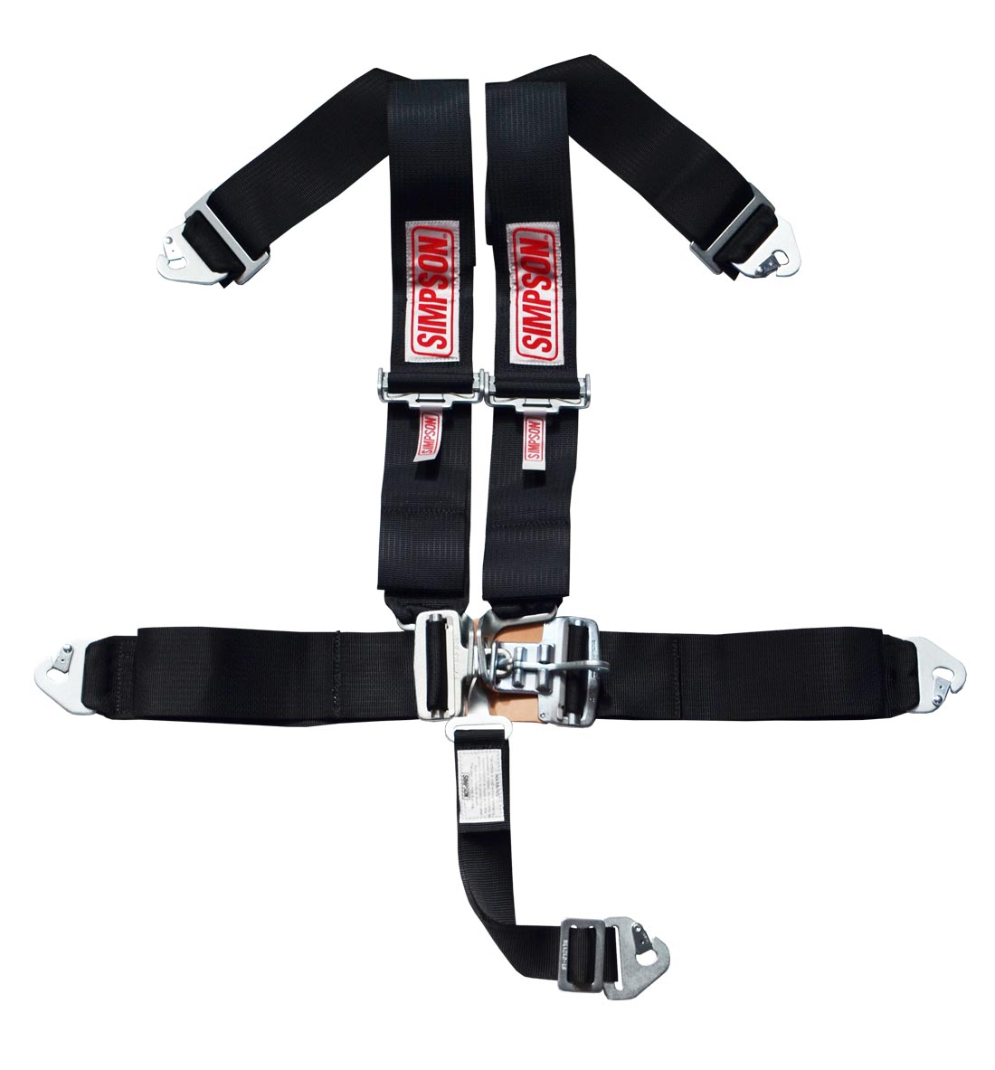 Simpson Racing Latch F/X Race Harness - 3" Black