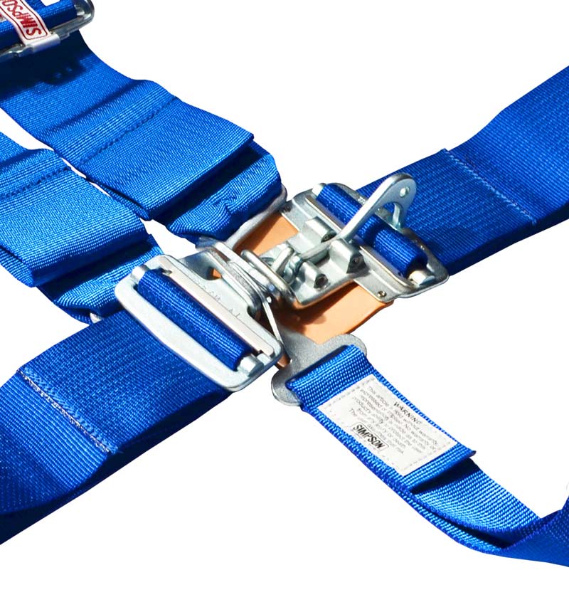 Simpson Racing Latch F/X Race Harness - 3" Blue