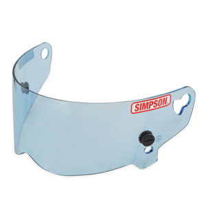 Simpson Bandit Visor Hi-Def Blue