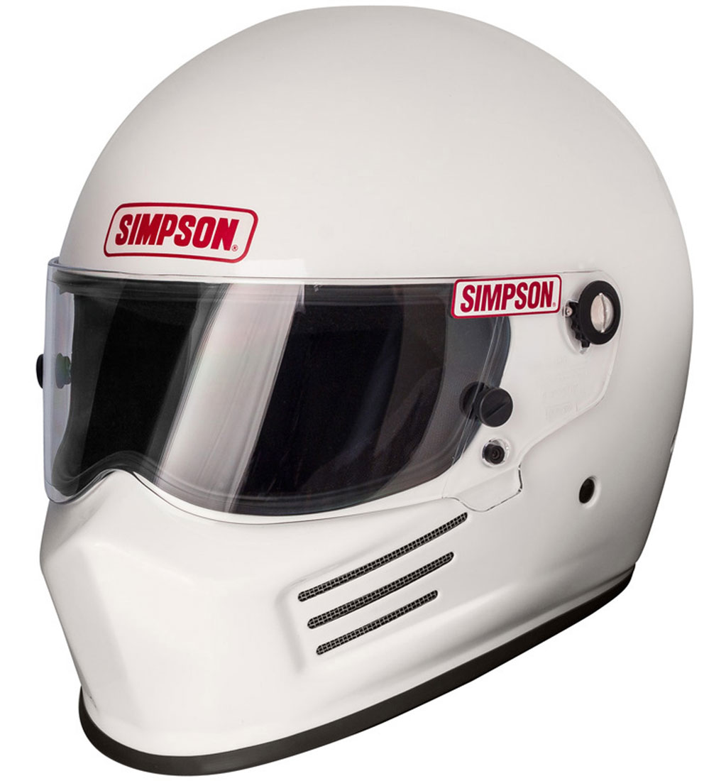 Simpson Bandit Helmet FIA 8859-2015 SA2015 - White