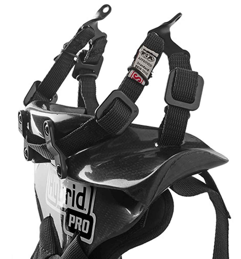 Simpson Hybrid Pro Lite Head & Neck Restraint - Carbon