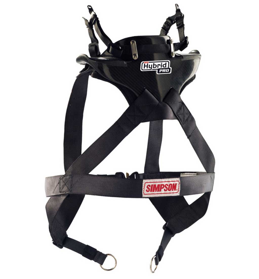 Simpson Hybrid Pro Lite Head & Neck Restraint - Carbon