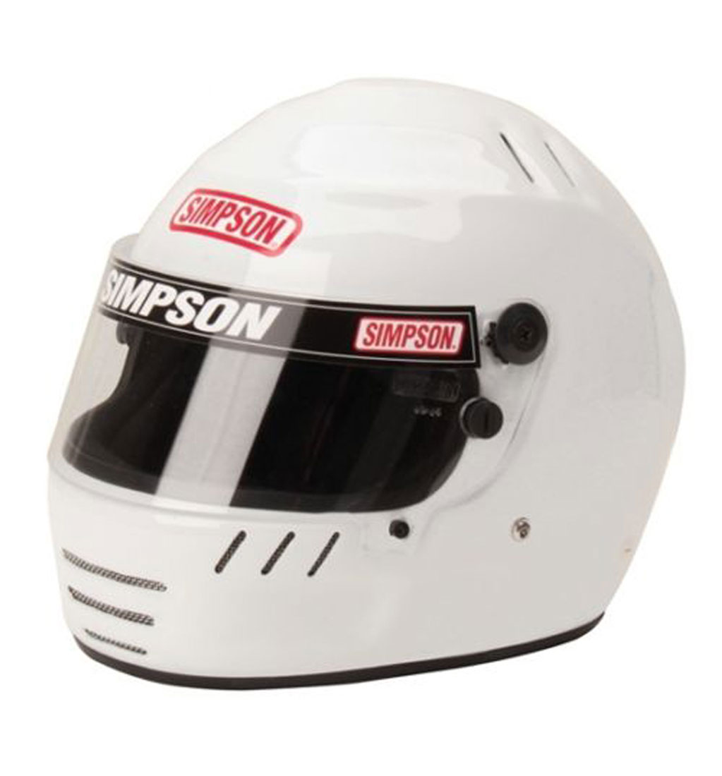 Simpson Jr. Speedway Shark Youth Helmet SFI 24.1 - White