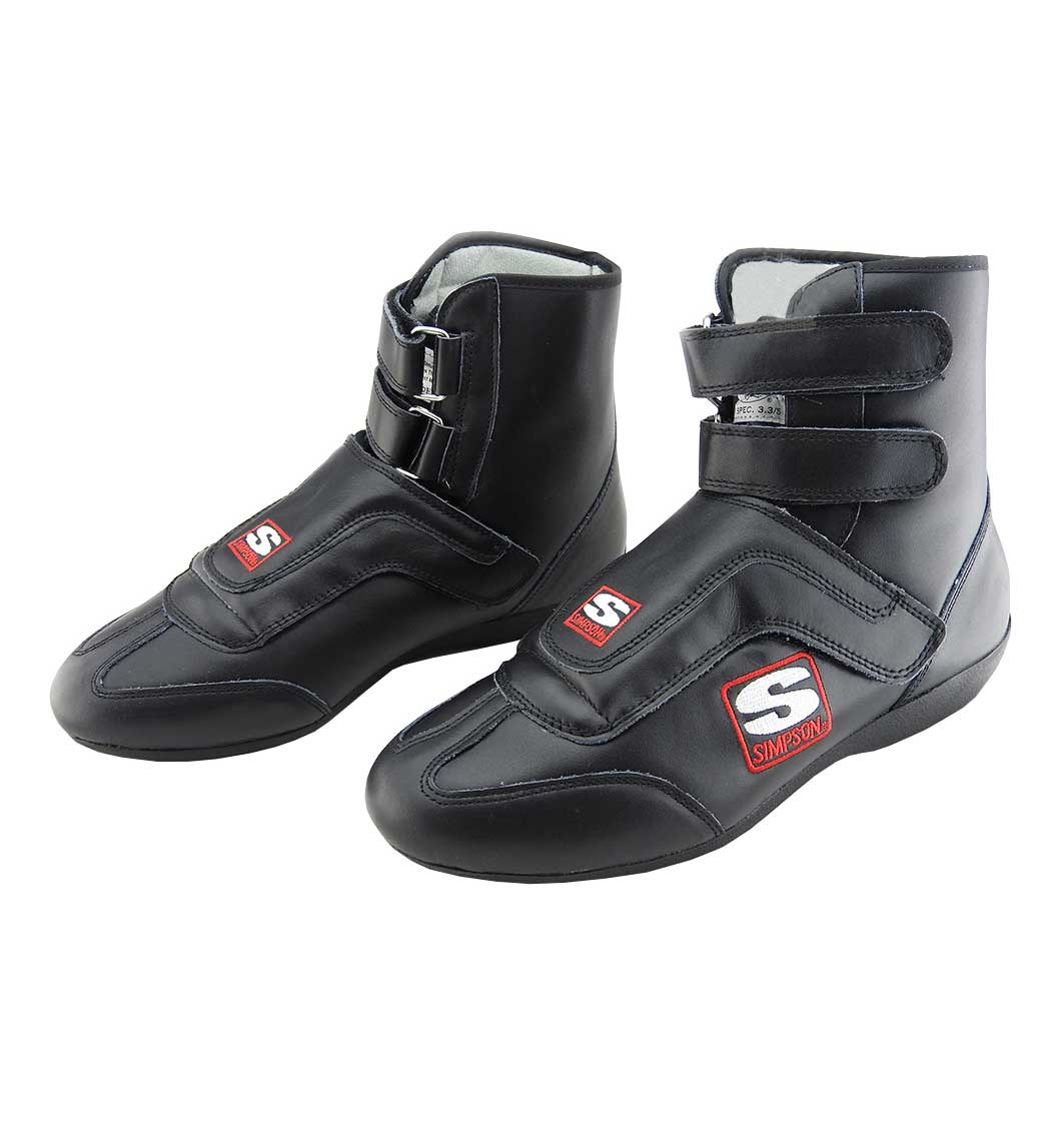 Simpson Youth Stealth Sprint Boot - Black Leather