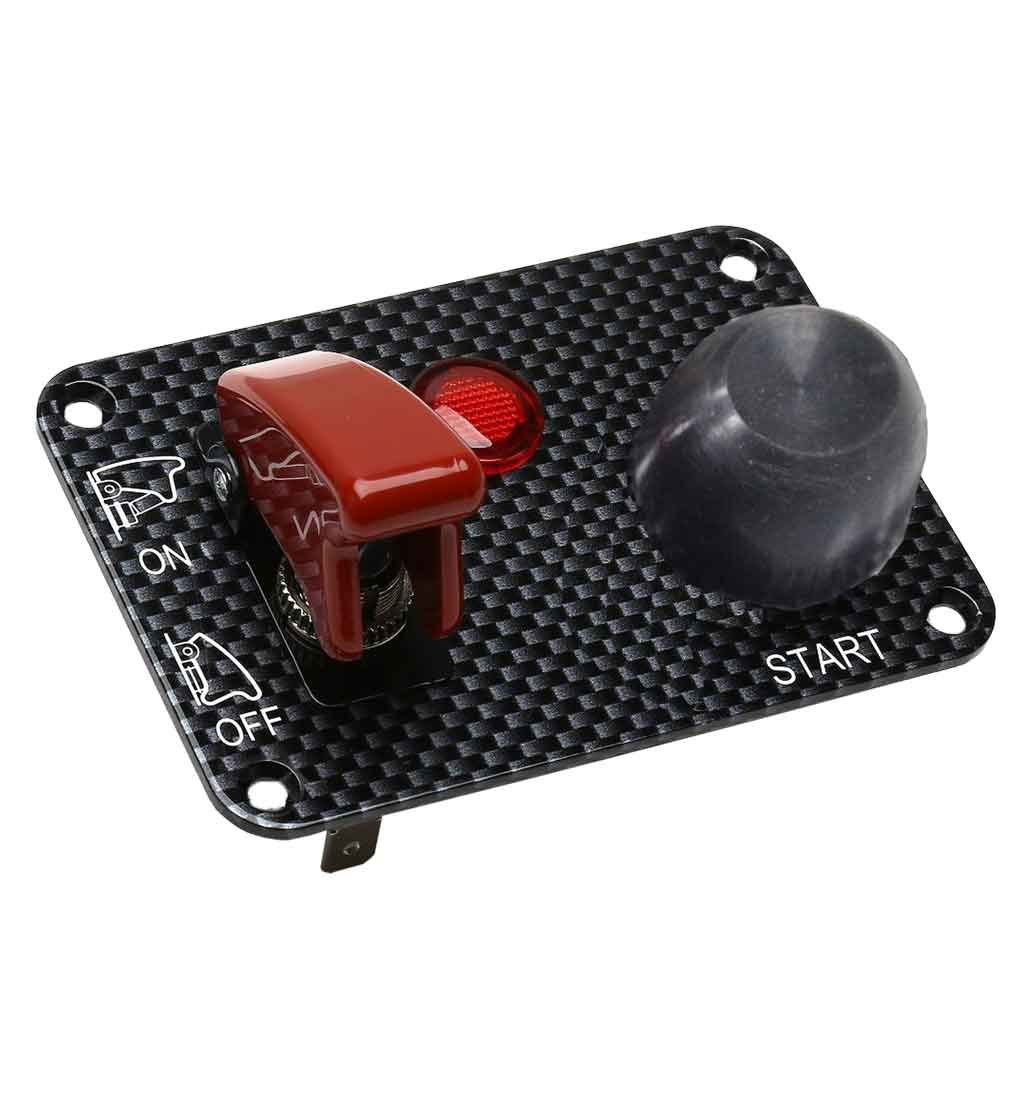 Ignition Switch Panel - Rubber Push Button