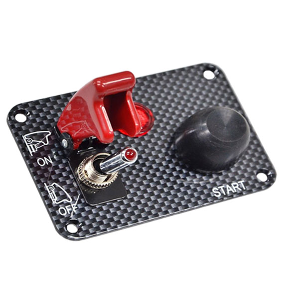 Ignition Switch Panel - Rubber Push Button