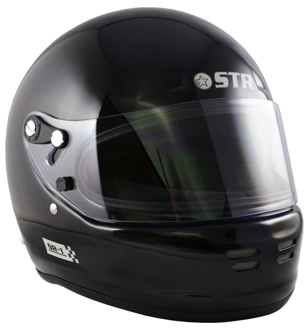 STR SR-1  Helmet FIA 8859-2015 SA2015 - Black