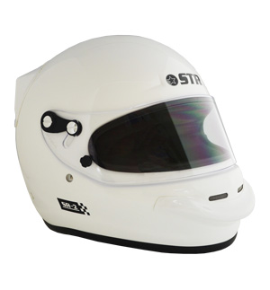 STR SR-2 Aero Helmet FIA 8859-2015 SA2015 - White