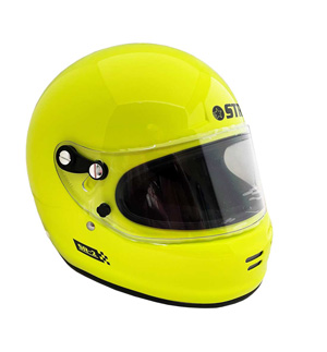 STR SR-2 Helmet FIA 8859-2015 SA2015 - Yellow Fluo