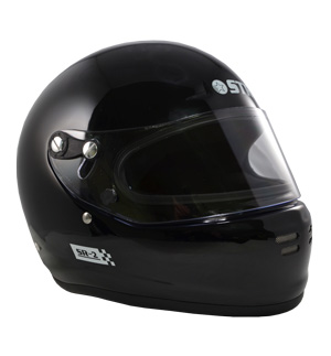 STR SR-2 Helmet FIA 8859-2015 SA2015 - Black