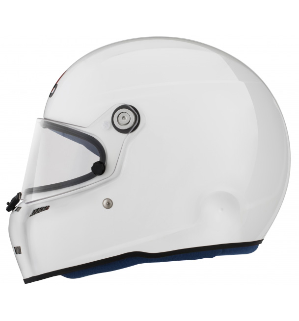 Stilo ST5 Helmet CMR2016 - White + Blue Cheek Pads