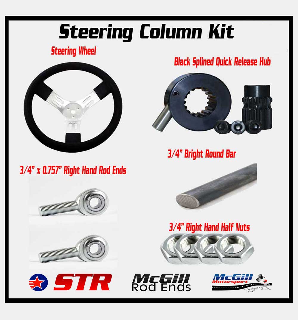 Steering Column Kit - 13" Wheel