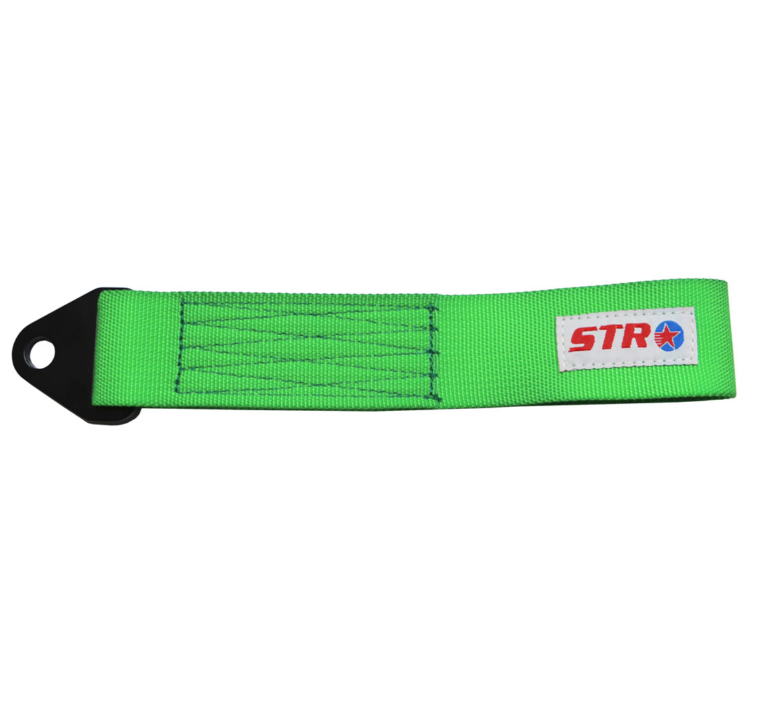 STR Tow Hook Strap | 3000kg | Green Fluo