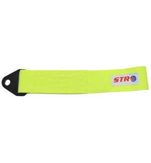 STR Tow Hook Strap | 3000kg | Yellow Fluo