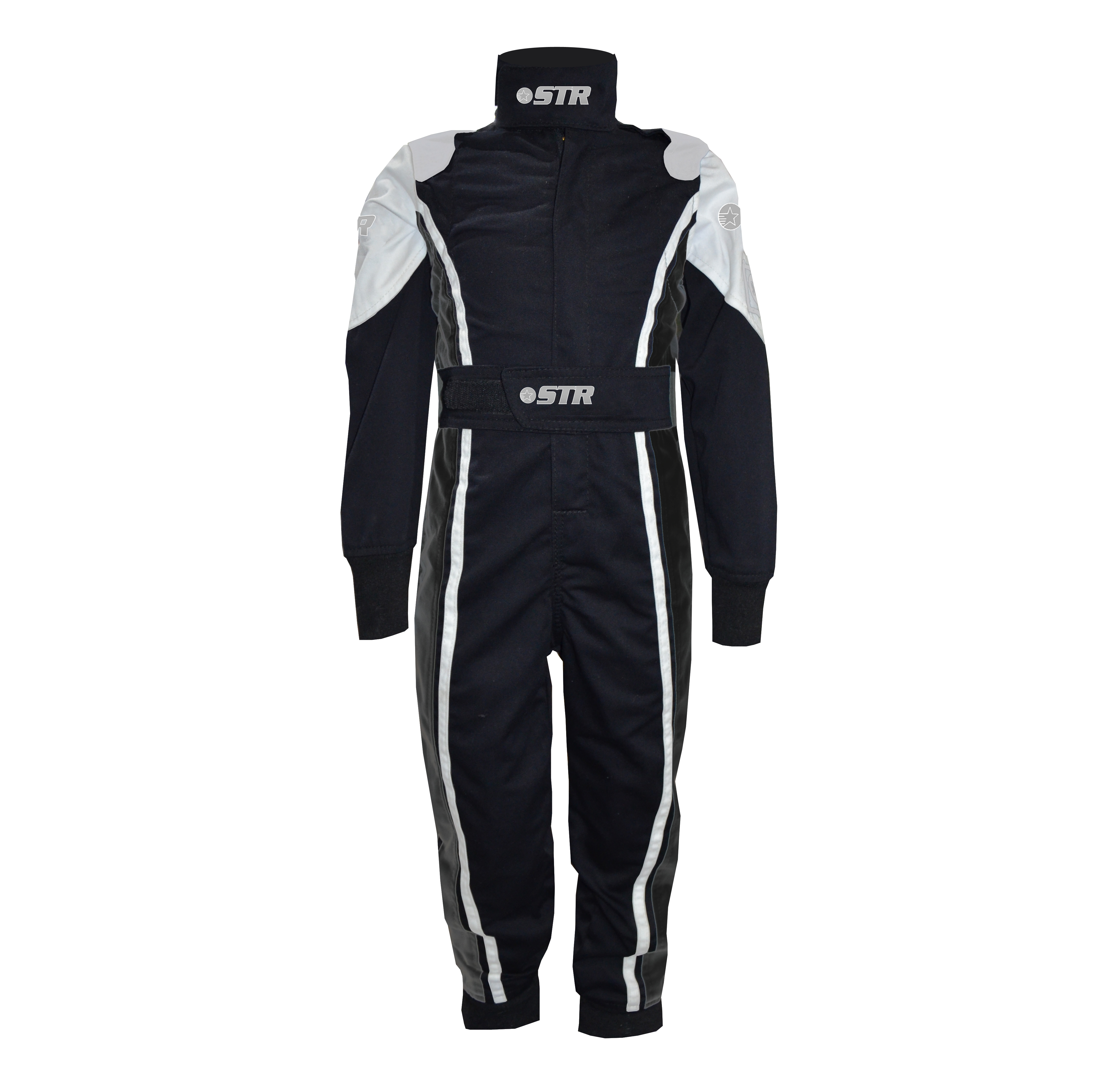 STR Youth 'Comfort' Race Suit - Black/White