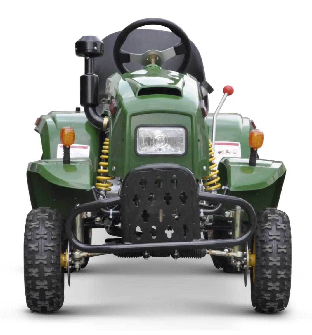 Junior Farm Tractor Kids 110cc Petrol Tractor and Trailer