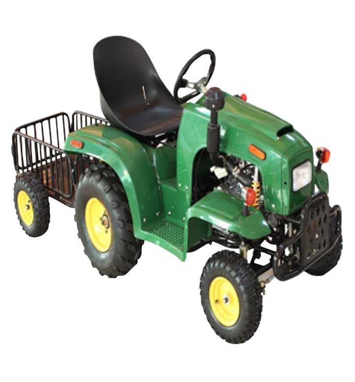 Junior Farm Tractor Kids 110cc Petrol Tractor and Trailer Other