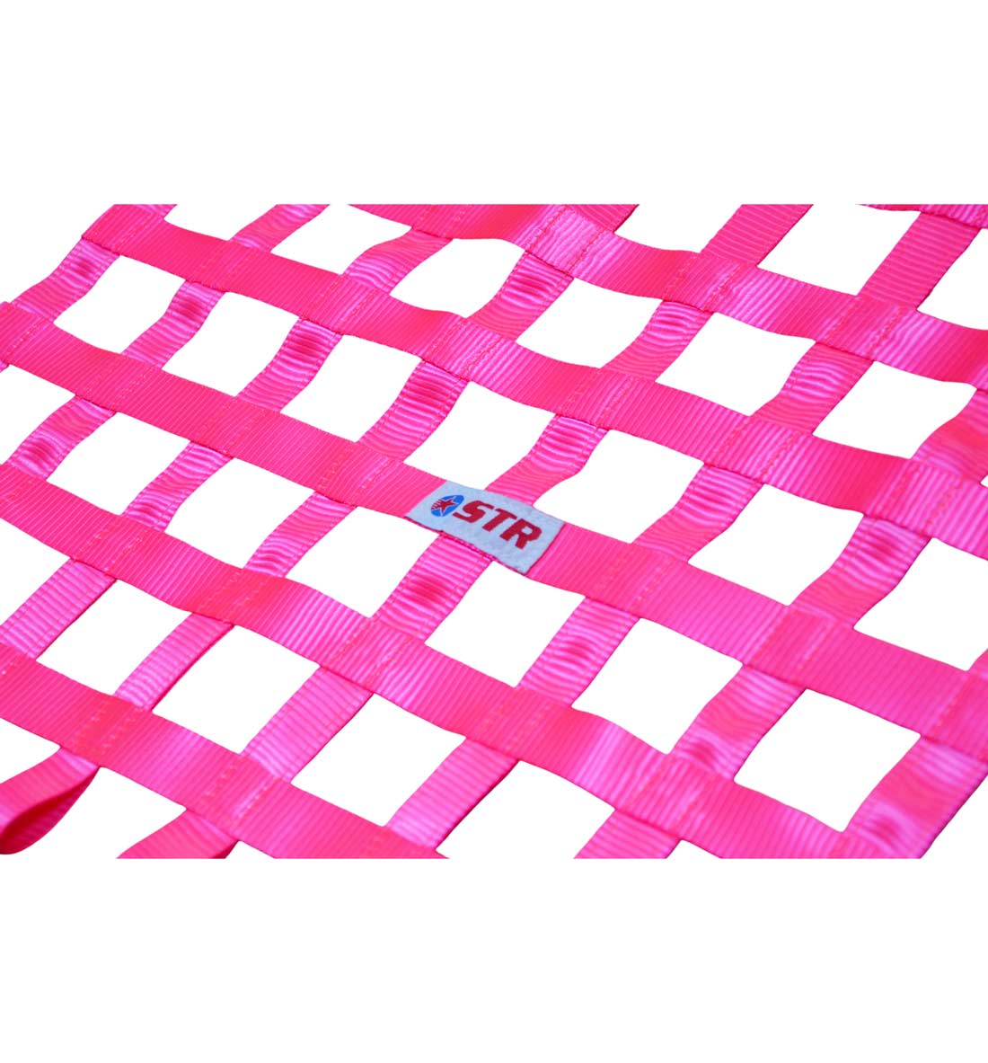 Trapezoidal Window Net - Pink Fluo