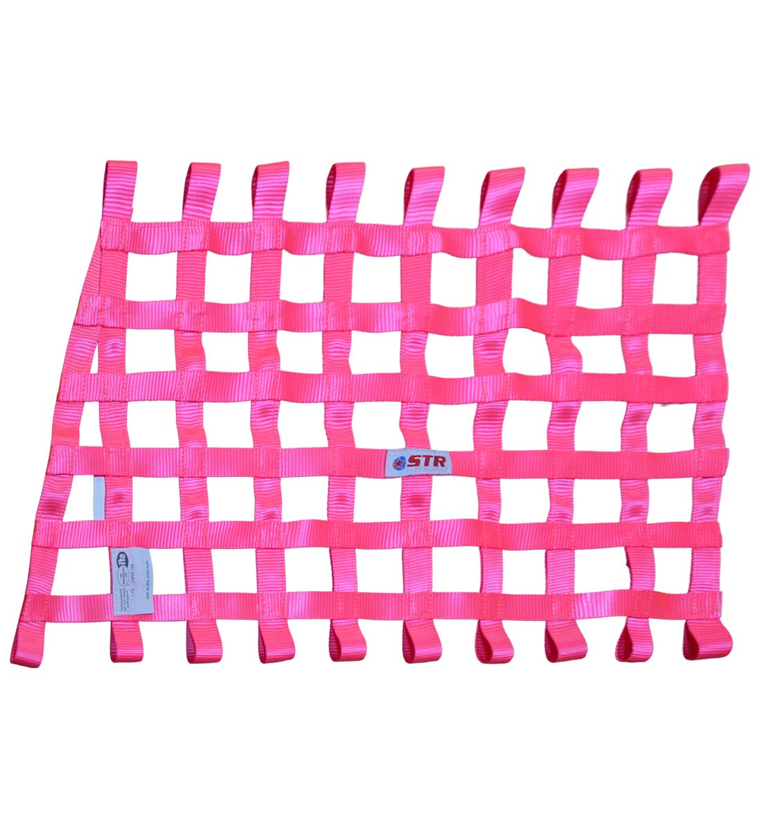 Trapezoidal Window Net - Pink Fluo