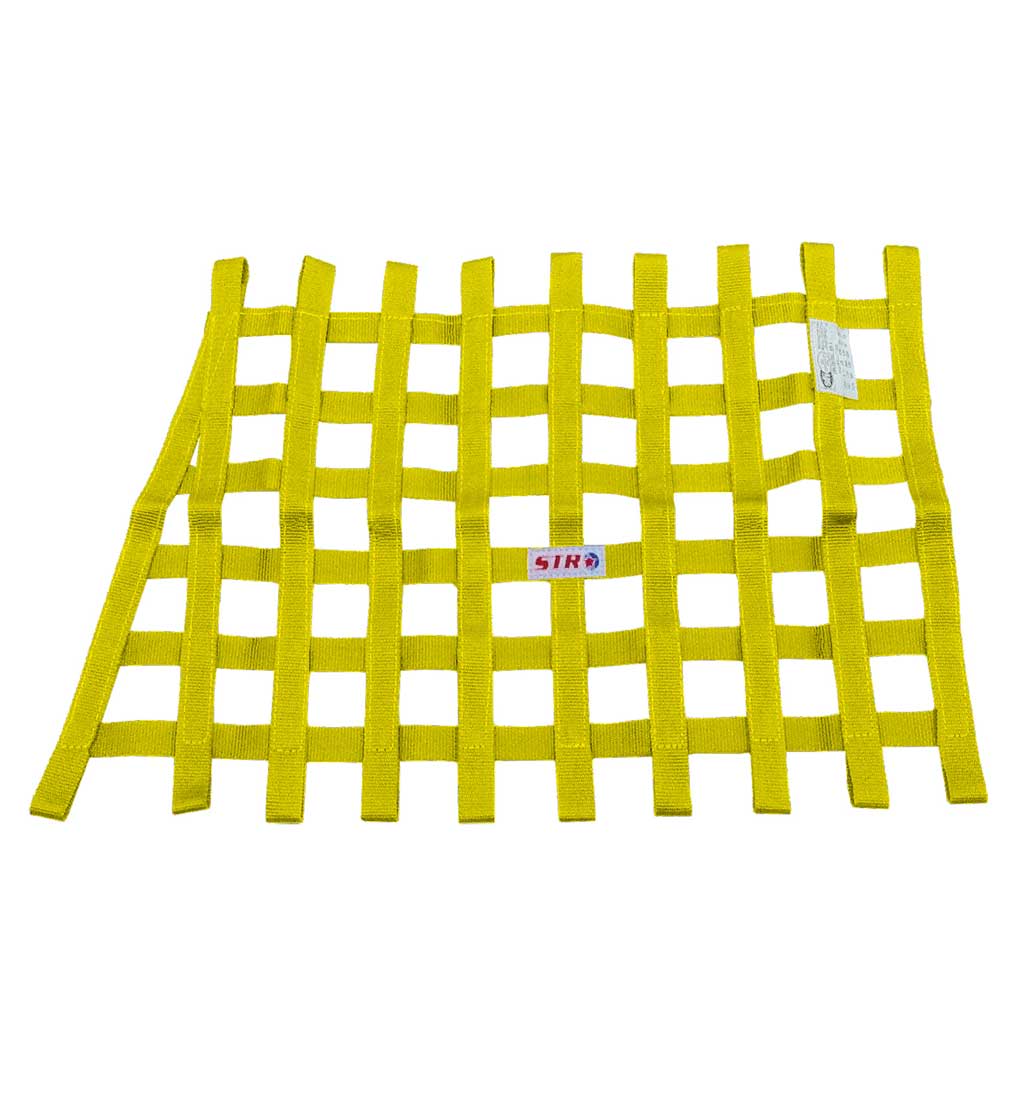 Trapezoidal Window Safety Net - Yellow